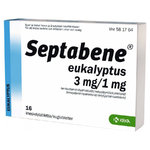Septabene Eukalyptus 3 mg / 1 mg 16 imeskelytablettia