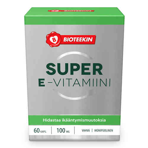 Bioteekin Super E-vitamiini 60 kapselia