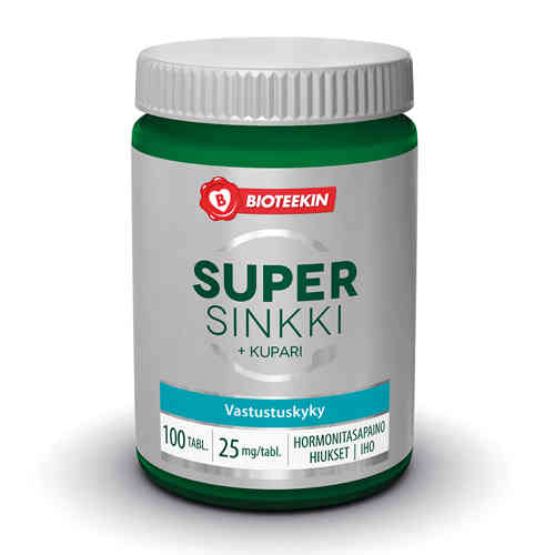 Bioteekin Super Sinkki + Kupari 100 tabletti
