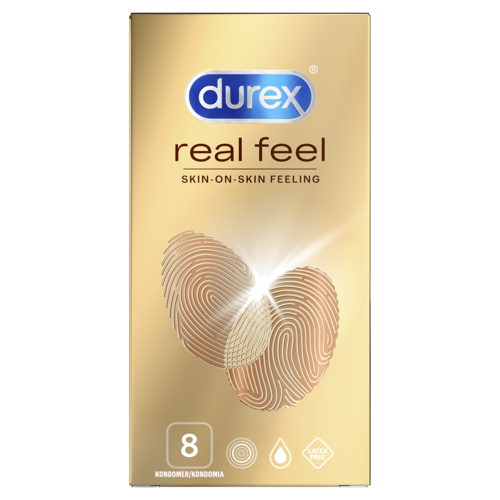 Durex RealFeel kondomi 8 kpl