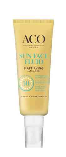 ACO Sun Face Fluid Mattifying SPF50 40 ml