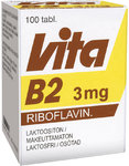 Vita B2 3 mg 100 tablettia