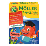 Möller Omega-3 Pikkukalat Vadelma 45 kpl