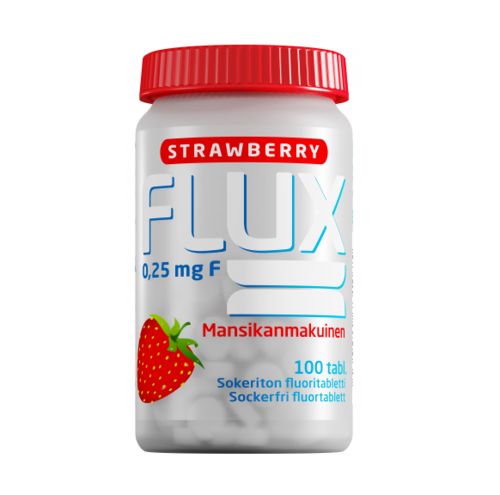 Flux Strawberry fluoritabletti