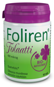 Foliren Folaatti 400 mikrog. 90 tablettia