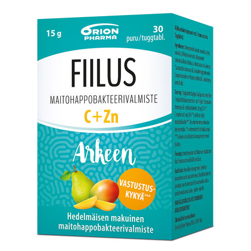 Fiilus C-vitamiini, sinkki, maitohappobakteerivalmiste 30 kapselia *