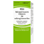 Mometason Orion nenäsumute 50 Mikrogram/annos 140 annosta