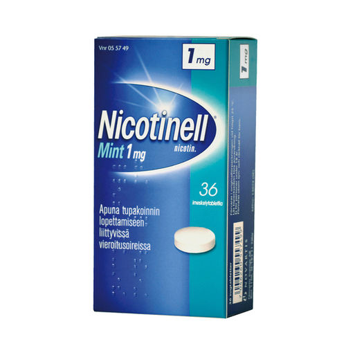 Nicotinell Mint 1 mg imeskelytabletti