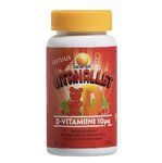 Sana-Sol Vitanallet D-vitamiini mansikka-vadelma 10 µg 60 kpl