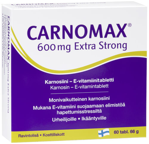Carnomax 600 mg Extra Strong 60 tablettia