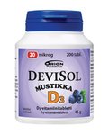 DeviSol Mustikka 20 µg 200 tablettia *