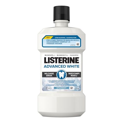 Listerine Advanced White Milder Taste suuvesi 500 ml