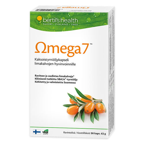 Omega7-tyrniöljy 90 kapselia