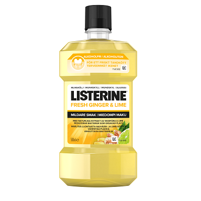 Listerine Fresh Ginger Lime suuvesi 500 ml