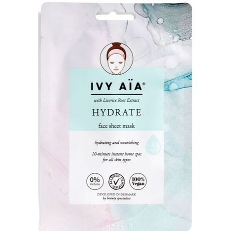 IVY AÏA Hydrate Face Sheet Mask kosteuttava kangasnaamio 25 ml