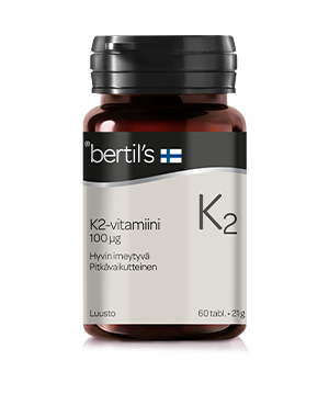 Bertil's K2-vitamiini 60 tablettia