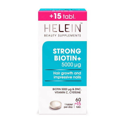 Helein Strong Biotin+ 60 + 15 tablettia KAMPANJAPAKKAUS