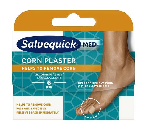 Salvequick MED Corn plaster känsälaastari 6 kpl