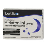Bertil's melatoniini 1,9 mg + rauhoittavat yrtit