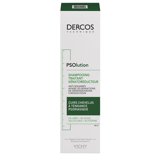 Vichy Dercos PSOlution shampoo psoriasikseen taipuvaiselle hiuspohjalle 200 ml