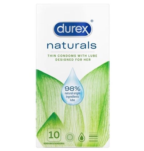 Durex Naturals kondomi 10 kpl