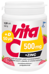 Vita-C 500 mg + sinkki 15 mg + D 50 µg 120 tablettia