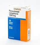 Paracetamol ratiopharm 1000 mg 10 tablettia