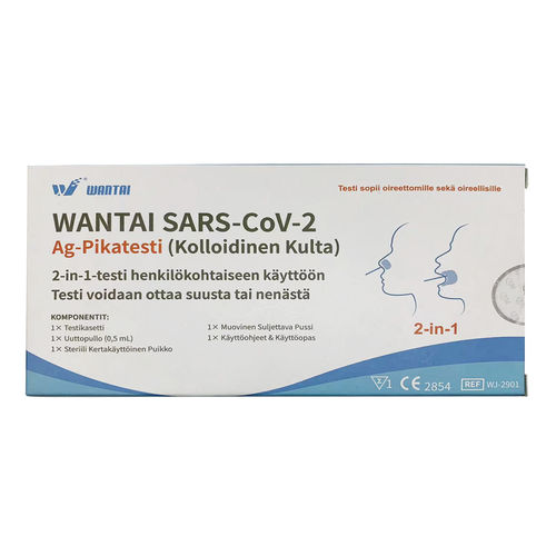 WANTAI SARS-CoV-2 koronatesti suusta tai nenästä 1 kpl
