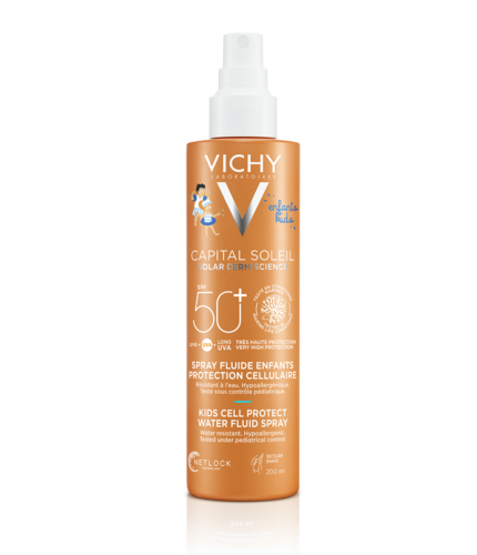Vichy Capital Soleil Kids Cell Protect aurinkosuojasuihke SPF50+ 200 ml