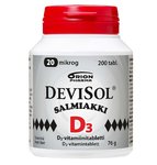 DeviSol Salmiakki 20 µg 200 tablettia *
