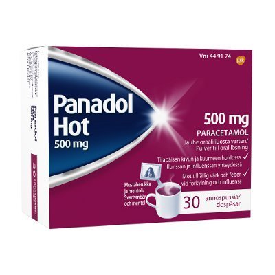 Panadol Hot 500 mg/annos jauhe 30 annospussia