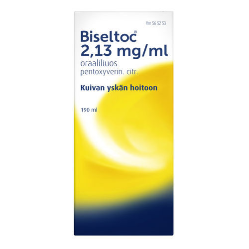 Biseltoc 2,13 mg/ml oraaliliuos 190 ml