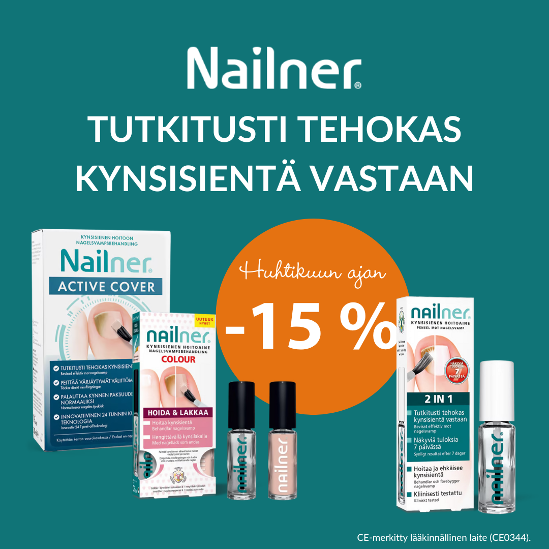 Nailner -tuotteita -15%