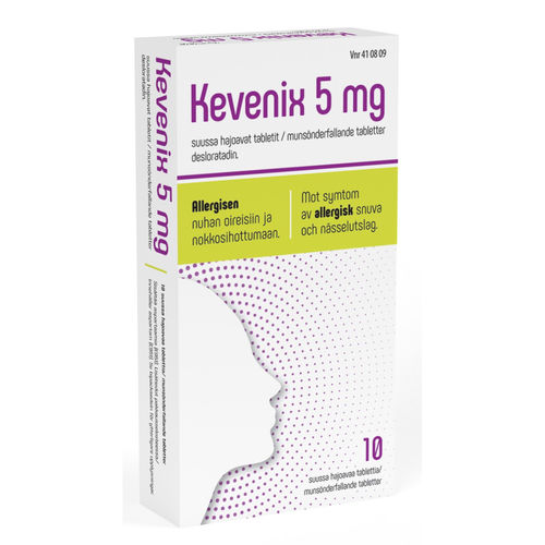 Kevenix 5 mg 10 tablettia