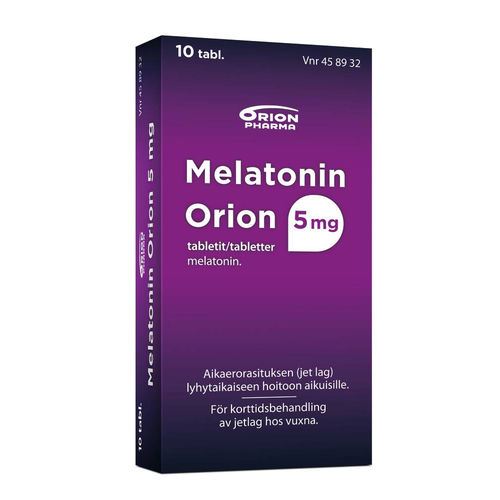 Melatonin Orion 5 mg 10 tablettia