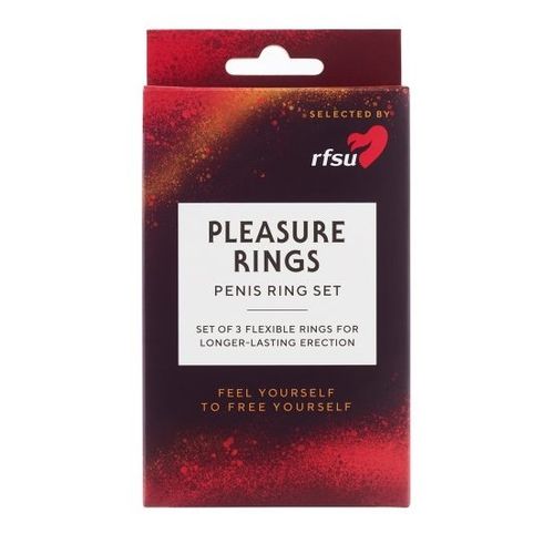 RFSU Pleasure Rings penisrengas 3 kpl