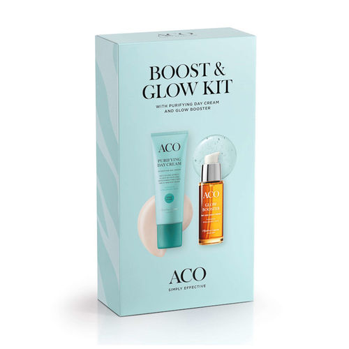 ACO Face Boost & Glow lahjapakkaus 50 ml + 30 ml