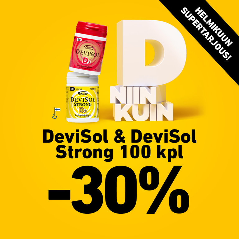 DeviSol 100 tablettia - 30 %