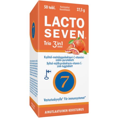 Lacto Seven Trio 3in1 50 purutablettia