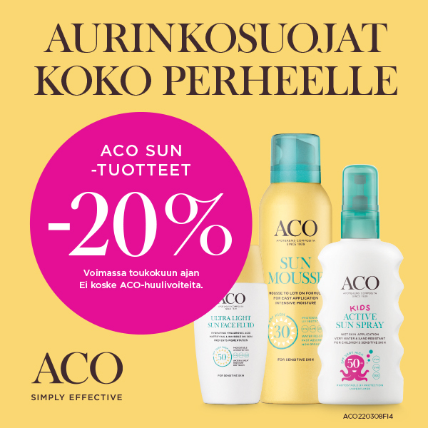 ACO Sun -tuotteet -20%