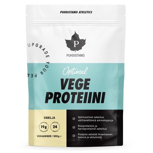 Puhdistamo Vege proteiini Vanilja 600 g