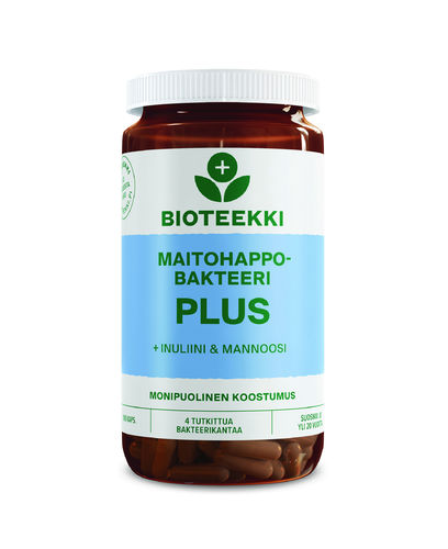 Bioteekki Maitohappobakteeri Plus kapseli 100 kpl